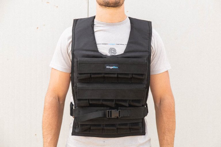 Giubbotto Zavorrato Regolabile 3/5/8/12 KG - Per Allenamento, Uomo E Donna, Con Strisce Riflettenti E Tasca